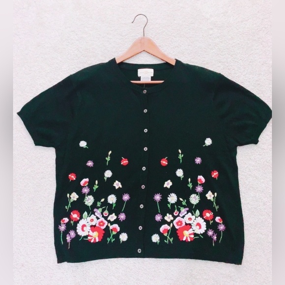 SMITH Black Floral Button Down Shirt - Picture 5 of 8